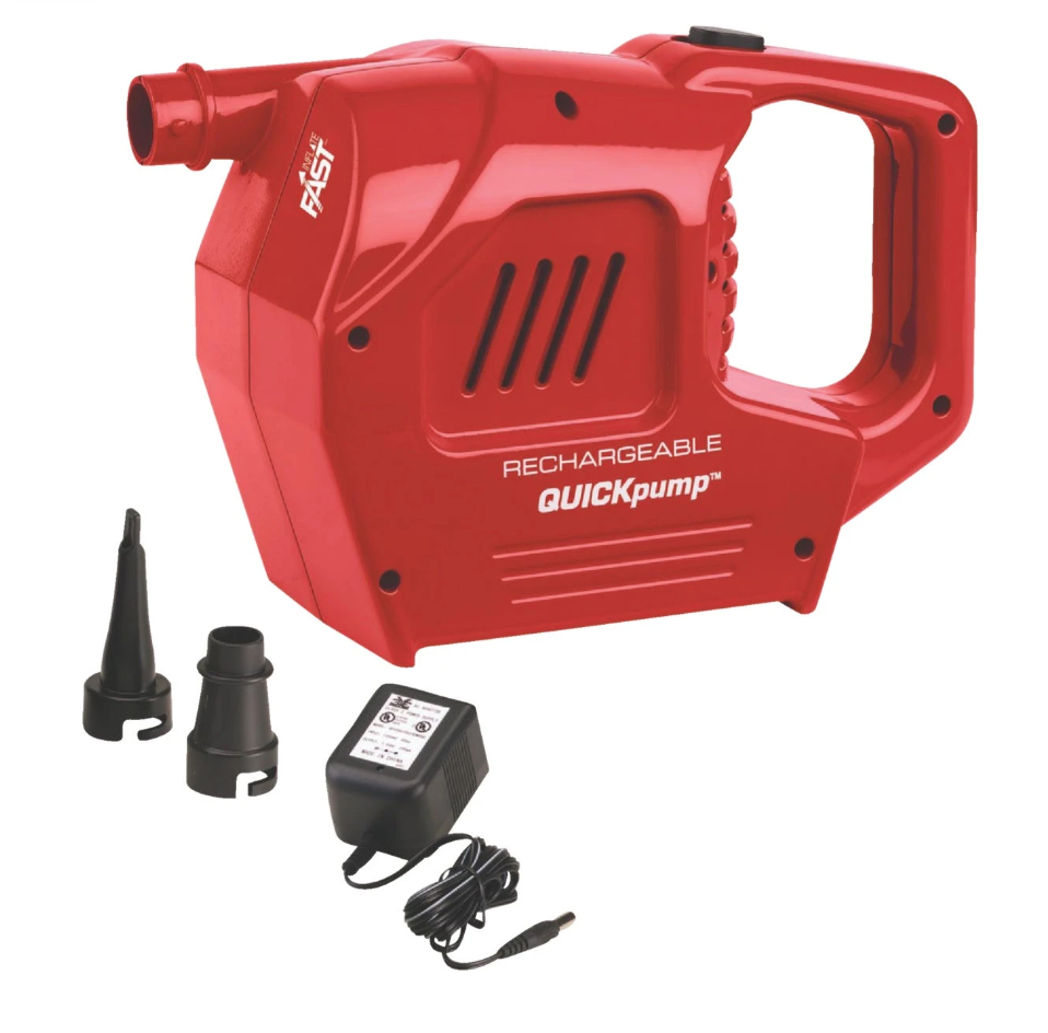 Rechargeable Quickpump Air Pump With 24 Cubic Feet Per Minute Airflow