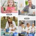 Adults Bento Box with Insulated Lunch Bag, 74oz Capacity 3 Stackable Leak-Proof Bento Box Built-In Utensil and Sauce, PFAS & BPA-Free, Microwave & Dishwasher Safe (Dusk Gray)