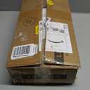 Narrow Side Table, Slim End Table with Magazine Rack, Bedside Table for Small Spaces, 3 Tier Sofa Couch Table Nightstand for Living Room, Bedroom Black LET503B