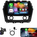 Android 14 Double Din Car Radio Compatible with Nissan Maxima 2016-2023, 4G+64G 10" Touch Screen Car Stereo with Wireless Carplay Android Auto GPS WiFi Mic Backup Camera