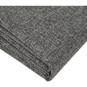 Heavy Linen Fabric 80x57 Inches, 1.2mm Thickness, Plain Solid Color Cloth for Embroidery, Clothing, Sewing - Linen Texture Material (Dark Grey)