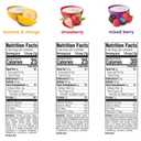 Happy Baby Organics Yogis Freeze-Dried Yogurt & Fruit Snacks, Variety Pack, 1 Ounce (Pack of 6) (EXP 12/31/26)
