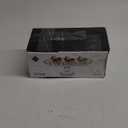 Luxshiny Footed Fruit Serving Tray: 9.7" European Style Dessert Display Platter for Fruits Snacks and Appetizers - Decorative Serving Tray for Parties Weddings and Home Decor (24.8x12.8cm) Glass