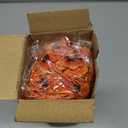 15 Bundles Artificial Flowers UV Resistant Outdoor Plants No Fade Faux Plastic Shrubs Fake Silk Flowers Window Box Garden Porch Home Decoration(Light Autumn Orange)