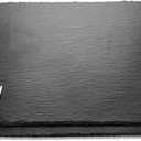 2 Pcs 16x12in Large Slate Cheese Boards Slate Board, Cheese Tray Serving Tray Serving Stone Tray Platter Pacemat with 2 Chalks Christmas