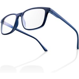 Prospek Blue Light Blocking Glasses Clear Lens for Office&Work, Yellow/Amber Lens - Evening Use, Reduce Eye Strain, Unisex