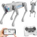 cxjoigxi Smart Robot Dog Toy, Interactive STEM Robot Pet, Voice & Remote Control, App Programming, 30+ Actions, Bionic Walking, Robotic Dog Birthday Gifts for Kids Boys Girls Age 6+
