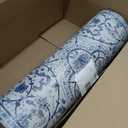 Runner Mat for Hallways Kitchen, 2'x 20' Non Slip Waterproof Rug-Like Pattern Area Mat for Entryway, Vintage Printed Soft Kitchen Floor Rug for Laundry, Bathroom, Bedroom, Living Room