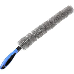 2 x Uonlytech Refrigerator Coil Cleaning Brush 23.62in Long Handle Radiator Brush Cleaner for Air Conditioner Condenser Dryer Vent Lint Narrow Gaps Household Cleaning