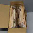 2 Pack Bird Houses for Outside Clearance with Copper Guard, Cedar Bird House Outdoor, Bluebird Finch Swallow Wren Chickadee Assembly Required，Lacquer Finished,Outdoor 5 Years Usage