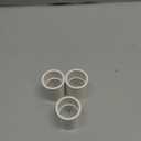 White PVC Pipe Coupling Adapter, 1 inch Socket x Socket, Sch40 PVC Coupling, Straight Pressure Pipe Fittings, 10 Pack
