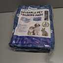 Fostanfly Washable Pee Pads for Dogs, 2 Pack Large 54"x54" Ultra-Absorbent and Leak-Proof Non-Slip Reusable Potty Training Pads for Dogs, Puppy & Cats of Add 8 Lanyards-Blue