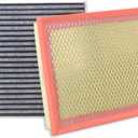 Kefly CA10677 Engine Air Filter & CF10285 Cabin Air Filter Fit for 2013-2018 Toyota Rav4 2.5L Gas, 2012-2017 Camry Hybrid, 2010-2012 Lexus HS250h