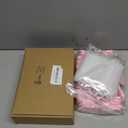 Swiffen 50 Sets Baby Shower Soap Favors for Guests Boy Girl Mini Handmade Scented Soaps with Thank You Tags and Organza Bags for Shower Gender Reveal Party Favors(Pink Footprint,It's A Girl)