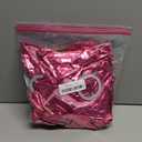 Tvoip 10PCS Chair Cover Stretch Band with Buckle Slider Sashes Bow Wedding Banquet Chair Decoration (Metallic Pink)