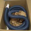 Pool Vacuum Hose With Swivel Cuff 1-1/2" Diameter 18FT Flexible Heavy Duty Pool Vacuum Cleaning Hose Perfect for Above&In Ground Swimming Pool