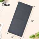 Jacquotha Waffle Hand Towels for Bathroom 2-Piece (Charcoal Blue) Cotton Quick Dry Lint Free Face Towels 13 x 29