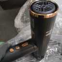 Nicebay Ionic Hair Dryer with diffuser for Curly Hair,1600W &110000RPM High-Speed Brushless Motor for Fast Drying, Professional Blow Dryer for Women, Low Noise, Lightweight, Lock Function, Travel Home Salon (Black & champagne gold)