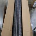 Novogratz Louis Upholstered Bed Frame with High Tufted Headboard, King, Textured Ivory Canvas