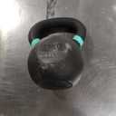 Yes4All 44Lbs, Powder Coated Kettlebell, Cast Iron Core Kettlebells with Non-Slip Handle & Flat Bottom for Conditioning, Heavy Duty for Strength Training,