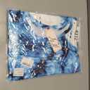 Poetsky Fall Womens Tunic or Tops to Wear with Leggings Long Sleeve Casual Long Shirts Blouses with Pockets (Blue, XXXL)