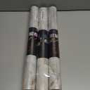 3 x 16"197" Thick Blue Gold Marble Wallpaper Peel and Stick Waterproof Glossy Textured Marble Contact Paper for Countertops Vinyl Wrap Removable Faux Granite Wall Sticker for Backsplash Bathroom