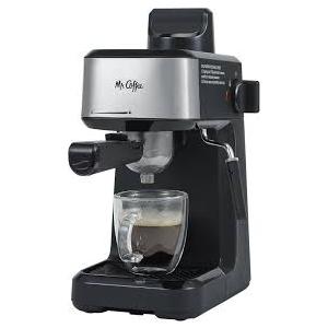 Mr. Coffee 2191914 4-Shot Steam Espresso Machine, Cappuccino Maker, & Latte