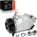 A-Premium Air Conditioner AC Compressor with Clutch Compatible with Chevrolet Silverado 1500 5.3L 2016-2018, GMC Sierra 1500 5.3L 2016-2018, Fit MILD HYBRID EV-GAS (MHEV), not fit Gas & Flex