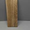 WOPITUES Wood Floating Shelves Set of 6, Shelves for Wall Decor, Farmhouse Shelf for Bedroom, Bathroom Storage Shelves, Book Shelves for Living Room - Rustic Brown (16.5 Inch)