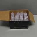 Retisee 12 Pcs Flameless Pillar Fake Candles Bulk, Battery Operated Plastic Candles with Holder, Warm White Light, 2.5" x 7" Flameless Atmosphere Light for Winter Christmas Wedding Party Decor