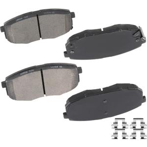 cciyu Professional Ceramic Front Brakes Pads Set Fit For 2009-2012 For Hyundai For Elantra,2010-2013 For Kia For Forte,2010-2013 For Forte Koup,2012-2013 For Forte5,2014-2016 For Soul