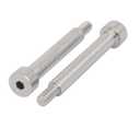 uxcell 304 Stainless Steel Hex Socket Shoulder Bolt 8mm Shoulder Dia 50mm Shoulder Length M6 Thread 5pcs