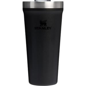 STANLEY Everyday Tumbler 20 oz | Press Fit Drink Through Lid | Beverage, Coffee, and Cocktail Cup | Insulated Stainless Steel Wine Glass | BPA-Free | Black 2.0