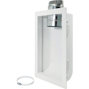 Deflect-O Dryer Venting Box 4" WHT