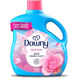 Downy Fabric Softener Liquid, April Fresh Scent, 111 fl oz, 150 Loads
