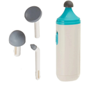 Rolyan Mini Massager with Battery, Handheld Compact Massager with Interchangeable Heads Reduces Scar Visibility, Quiet Vibration, Ergonomic Grip, Portable for OntheGo Use, Battery Operated