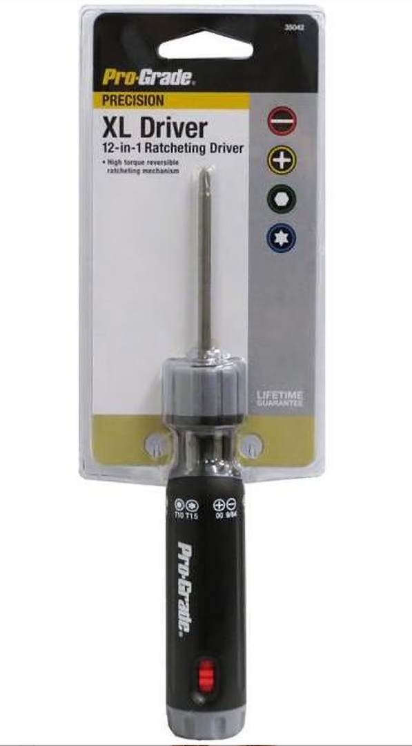 ProGrade Precision XL Driver. 12-in-1 Ratcheting Driver