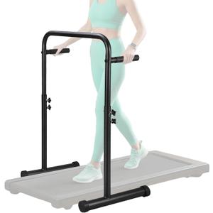 Leinuosen 24.4 Inch Walking Pad Handle Bar Only Walking Pad Attachment Accessories Adjustable Treadmill Handrail Handlebar Increase Height from 38.58 to 47.24 Inch