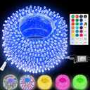 200 LED Color Changing Christmas Lights, Connectable 18 Colors String Lights Halloween Decorations, Waterproof Green Blue Purple Twinkle Light for Bedroom Indoor Outdoor Holiday Xmas Party Wedding