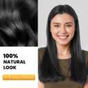 KAISASA Black Hair Dye Shampoo 3 in 1, Hair Color Shampoo for Women and Men, Hair Dye to Cover Gray Hair, Herbal Ingredient Shampoos for Grey Hair Coverage 500ml (Black)