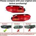 Rear Bumper Tail Signal Light For Lexus RX400h RX330 RX350 2004-2009 81910-0E010 Right