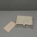 Vlando Travel Jewelry Organizer Case,Valentines Gift,Jewelry Storage Book Ring Binder with Clear Zipper Velvet Jewelry Pouches Bags for Rings,Necklace,Earrings-Cream White