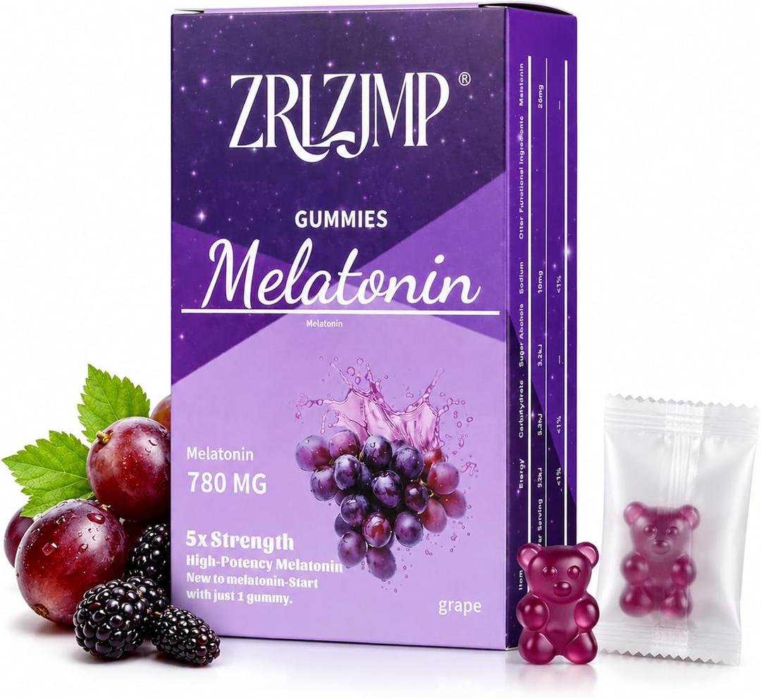 26 mg Melatonin Gummies: A Powerful Natural Sleep Aid Supplement– 4 Count (EXP 09/09/26)