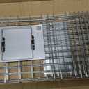 VEVOR Live Animal Cage Trap, 31" x 10" x 12" Humane Cat Trap Galvanized Iron, Folding Animal Trap with Handle for Rabbits, Stray Cats, Squirrels, Raccoons, Groundhogs and Opossums