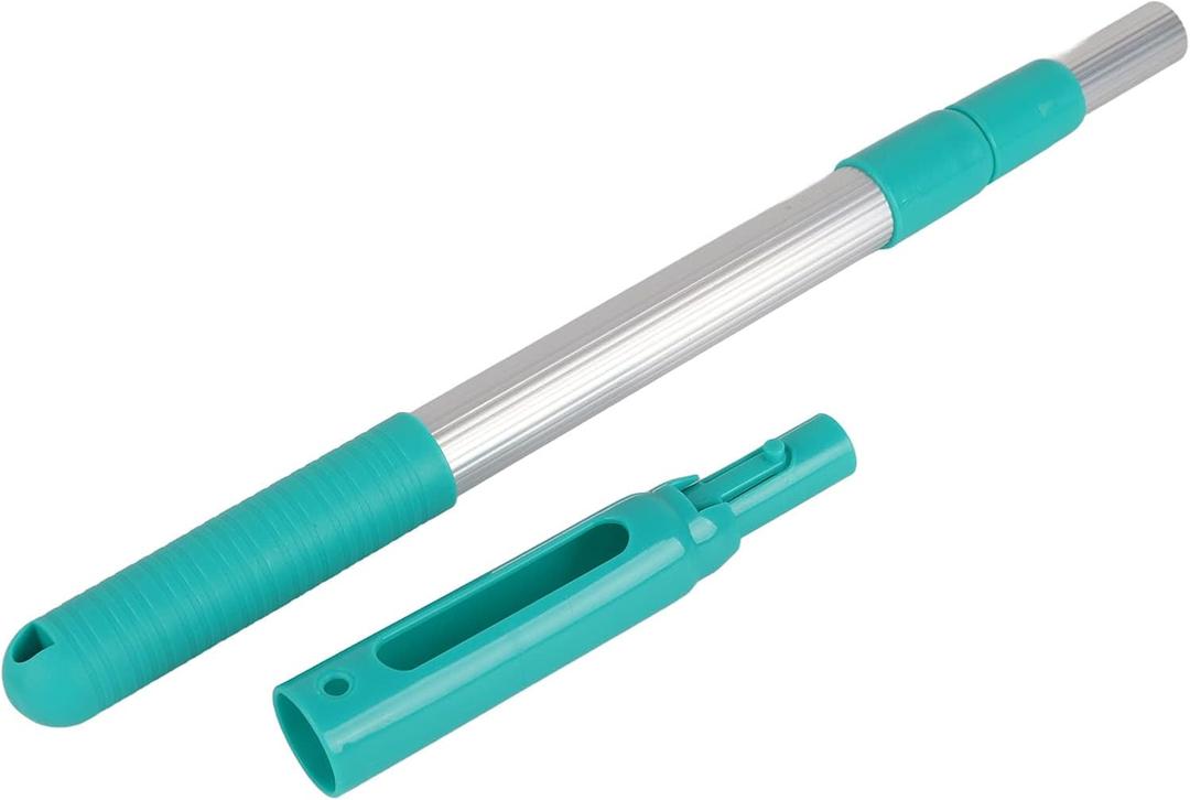 Telescopic Swimming Pool Pole, 3 Sections Aluminum Expandable Step Up Pole, Adjustable Extension Pool Pole for Skimmer Net, Pool Brush, Vacuum Head, Ground Pool Maintenance