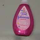 Johnson's Shiny & Soft Kids' Shampoo with Argan Oil & Silk Proteins, Daily Kids Hair Wash Gently Cleanses & Boosts Natural Shine & Softness, No Added Parabens & Sulfates, 13.6 fl. oz