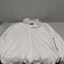 Alimens & Gentle Men's Dress Shirt Regular Fit Stretch Stain Shield Long Sleeve Solid Business Wedding Button Down Shirts (3X-Large, White)