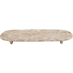 Mud Pie Marble Riser Board, 7" x 20", White