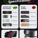 LISEN Electric Retractable Car Phone Mount, iPhone Vacuum Electric Suction Cup Phone Mount, Suction Cup Magnetic Phone Holder, only for Mirror, for iPhone 17 Pro Max Plus 16 15 ~ X, Samsung Galaxy S25