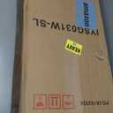 Iwell 67" Tall Bathroom Cabinet, Storage Cabinet with 2 Doors & 1 Drawer, Bathroom Storage Cabinets with Adjustable Shelves, for Living Room, Entryway, Home Office, White